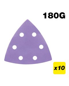 U*AB/OSC/120A - Aluminium Oxide Delta Sanding Sheet 120 Grit 93mm 10pc
