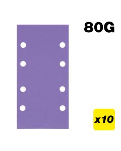 U*AB/THD/80Z - Mesh 1/3 Sheet Sanding Sheet 5pc 93mm x 190mm 80 grit
