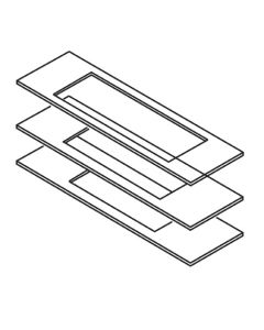 U*WP-LOCK/T/SET - Lock template set (16 pieces)