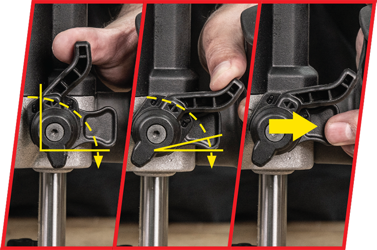 Auto-locking Plunge Lever Auto-locking Plunge Lever